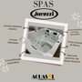 Mini Spa Vip Jacuzzi em Acrílico com Fechamento e Cobertura Térmica