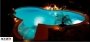 Conjunto de iluminação 1 Led azul de piscina + Fonte