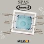 Spa Quadrado J195 Jacuzzi em Acrílico Com Cobertura Térmica