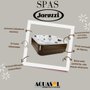Spa Quadrado J355 Jacuzzi em Acrílico Com Fechamento e Cobertura Térmica