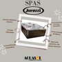 Spa Quadrado J475 Jacuzzi em Acrílico Com Fechamento e Cobertura Térmica