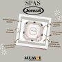 Spa Quadrado Lodge Jacuzzi em Acrílico com Fechamento e Cobertura Térmica