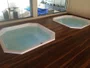Spa Quadrado Marbella C5 Linha GLOW em Gel Coat c/ Capa e Gerador de Ozônio