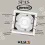Spa Quadrado Meridian Fit Jacuzzi em Acrílico Com Cobertura Térmica
