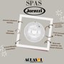 Spa Redondo J210 Jacuzzi em Acrílico Com Cobertura Térmica