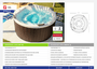 Spa Redondo Sol Linha INNOVA em Gel Coat 220V Bifásico